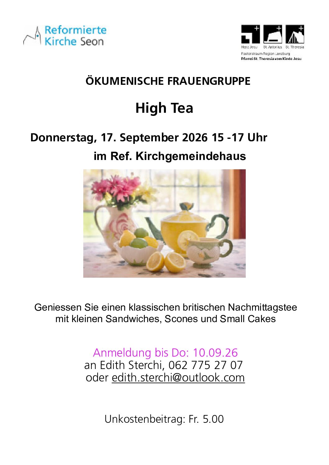 Flyer High Tea 17.09.26